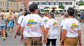 Beim Volksfestauszug